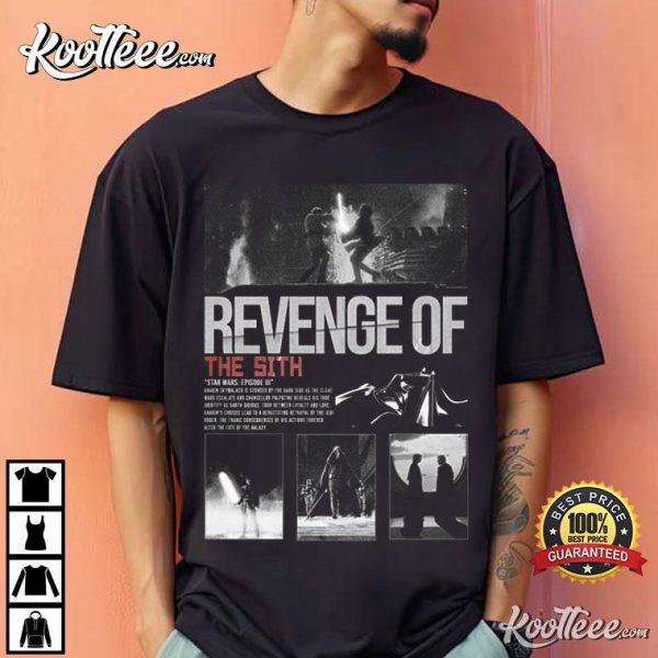 Revenge Of The Sith Star Wars Darth Vader Retro T-Shirt