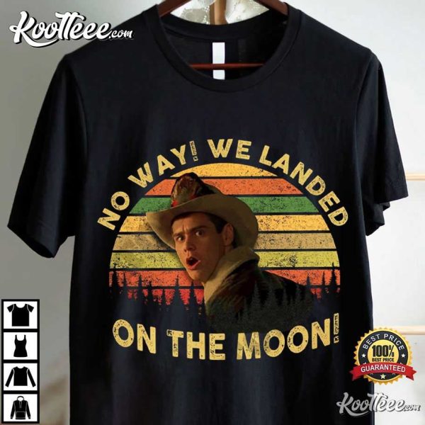 Lloyd Christmas No Way We Landed On The Moon Retro T-Shirt