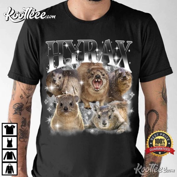 Funny Hyrax Meme Vintage Animal T-Shirt