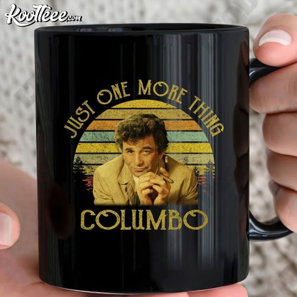 Peter Falk Just One More Thing Columbo Vintage Mug