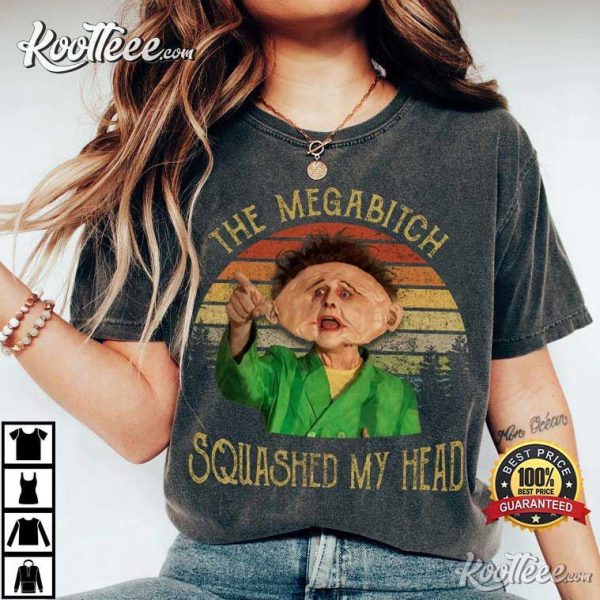 Drop Dead Fred The Megabitch Squashed My Head Retro T-Shirt