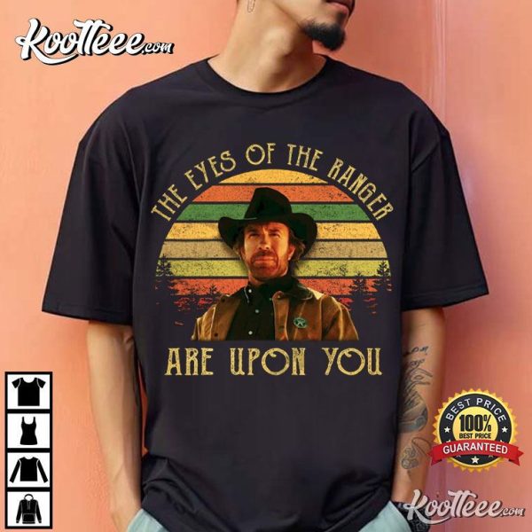 Walker Texas Ranger The Eyes Of The Ranger Are Upon You Vintage T-Shirt