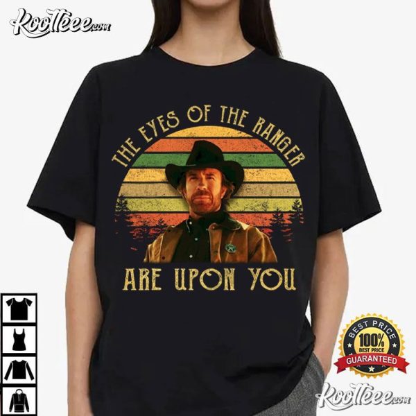 Walker Texas Ranger The Eyes Of The Ranger Are Upon You Vintage T-Shirt