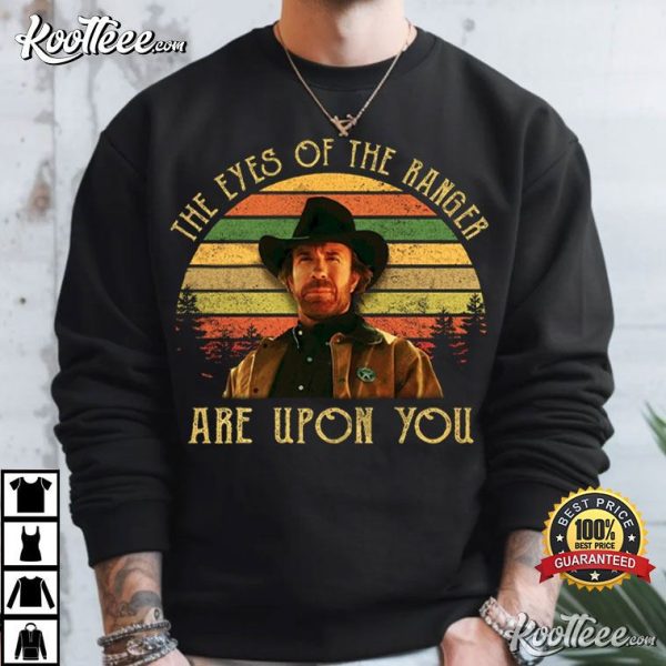 Walker Texas Ranger The Eyes Of The Ranger Are Upon You Vintage T-Shirt