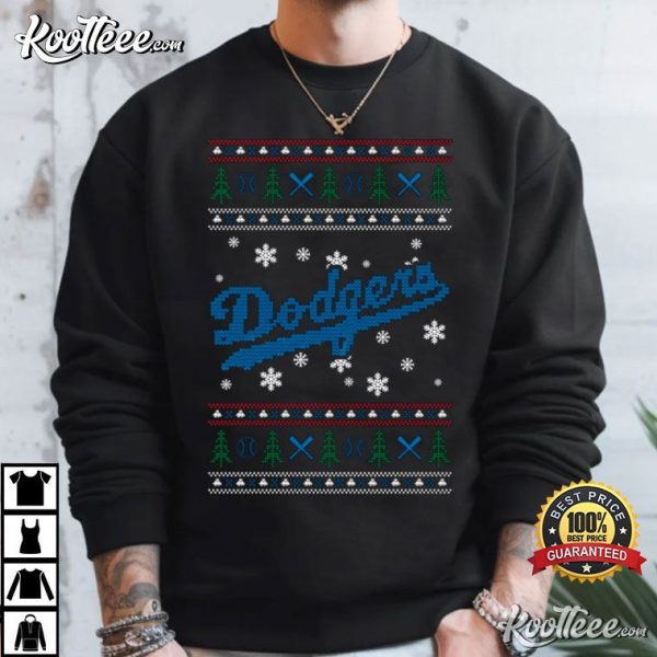 LA Dodgers Ugly Christmas Shirt