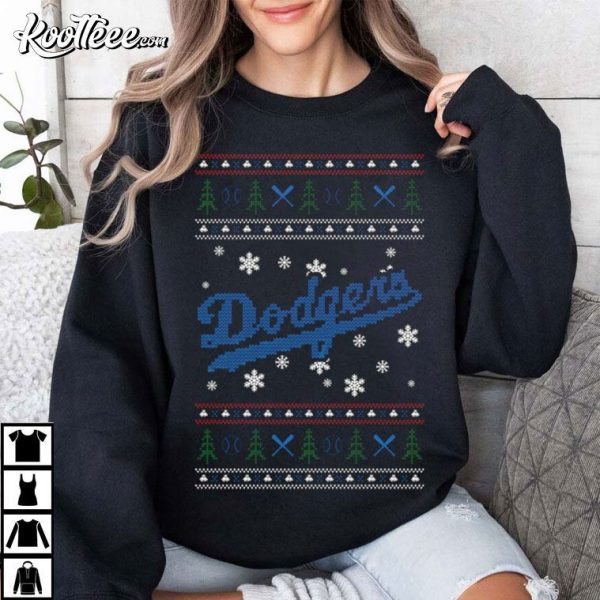 LA Dodgers Ugly Christmas Shirt