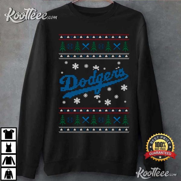 LA Dodgers Ugly Christmas Shirt