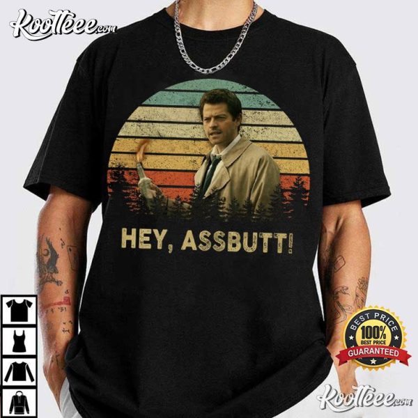 Misha Collins Hey Assbutt Vintage T-Shirt