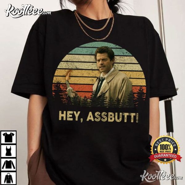 Misha Collins Hey Assbutt Vintage T-Shirt