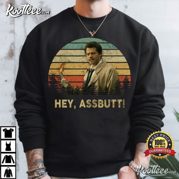 Misha Collins Hey Assbutt Vintage T-Shirt