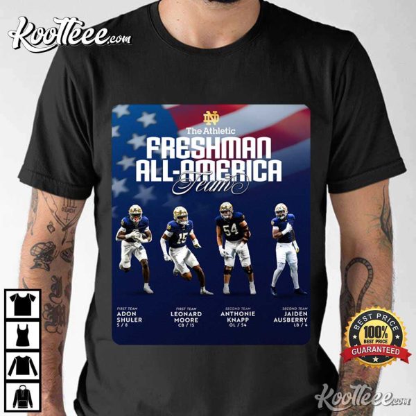 The Notre Dame Athletic Freshman All-America Team Football T-Shirt