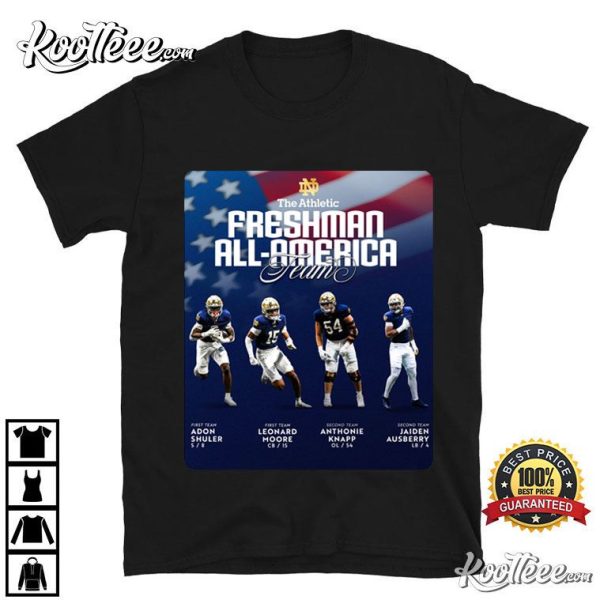 The Notre Dame Athletic Freshman All-America Team Football T-Shirt