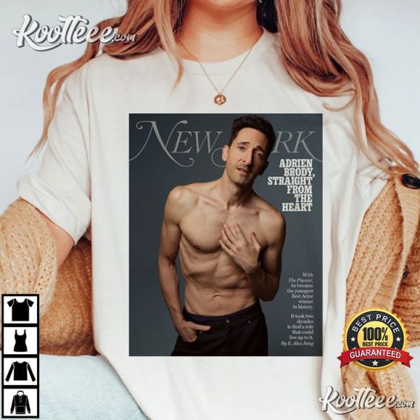 Adrien Brody The Brutalist New York Magazine Cover T-Shirt