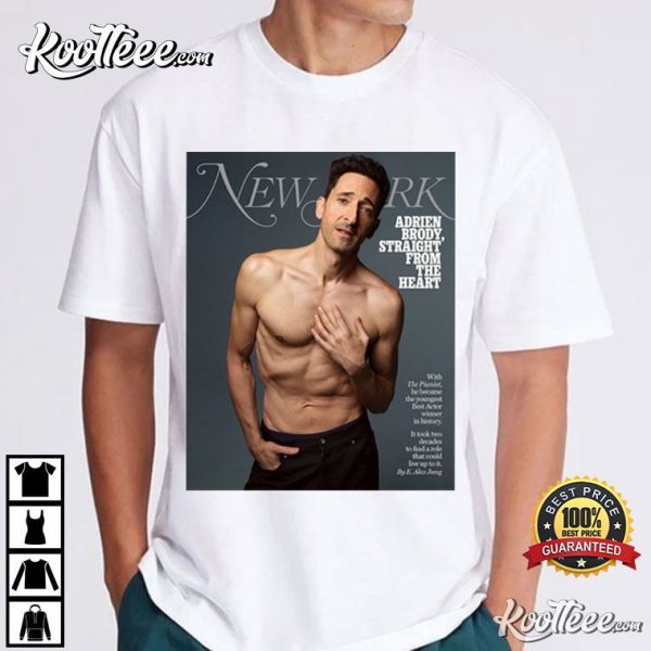 Adrien Brody The Brutalist New York Magazine Cover T-Shirt