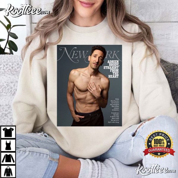 Adrien Brody The Brutalist New York Magazine Cover T-Shirt