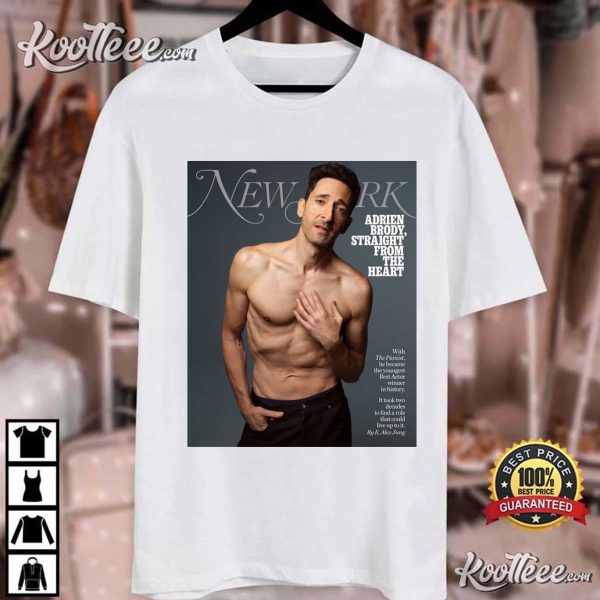 Adrien Brody The Brutalist New York Magazine Cover T-Shirt