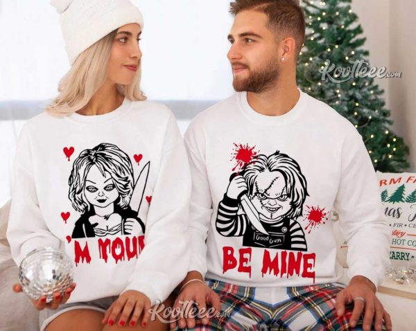 Chucky And Tiffany Be Mine I’m Yours Valentine’s Day Couples Shirts