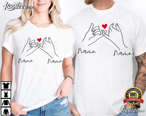 Pinky Promise Valentine’s Day Custom Couples Shirts