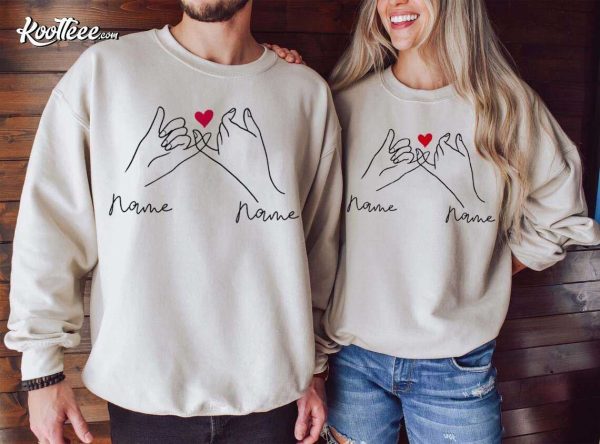 Pinky Promise Valentine’s Day Custom Couples Shirts