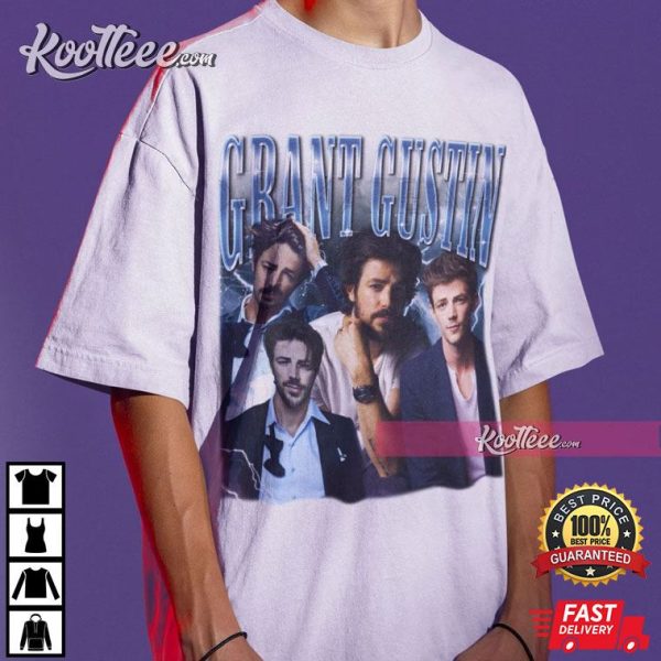 Grant Gustin Vintage 90s Bootleg T-Shirt