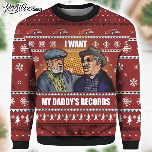 Sanford And Son I Want My Daddy’s Records Ugly Christmas Sweater