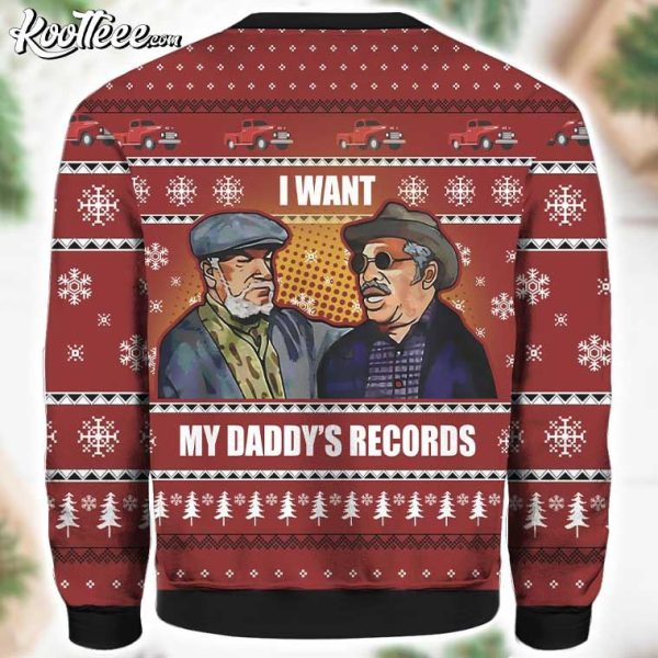 Sanford And Son I Want My Daddy’s Records Ugly Christmas Sweater