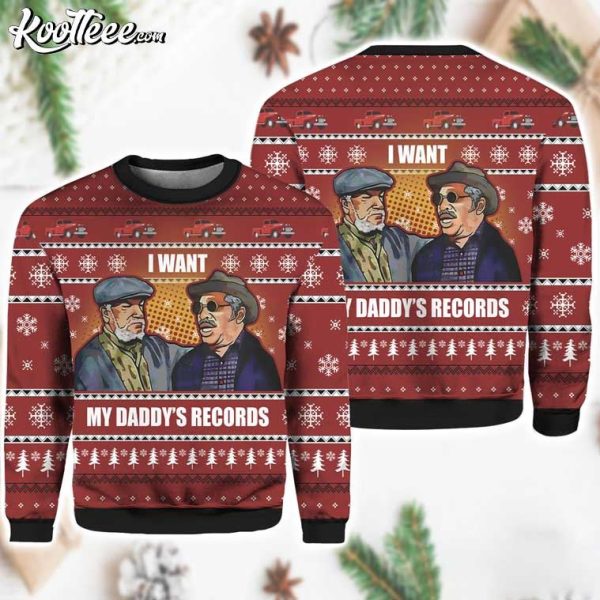 Sanford And Son I Want My Daddy’s Records Ugly Christmas Sweater