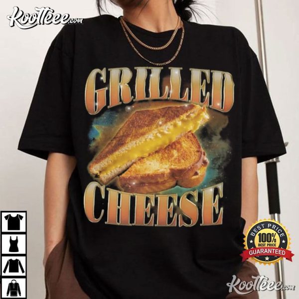 Grilled Cheese Food Lover Vintage 90s T-Shirt