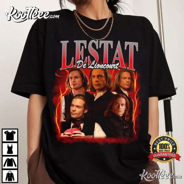 Lestat de Lioncourt Sam Reid Vintage Vampire Movie T-Shirt