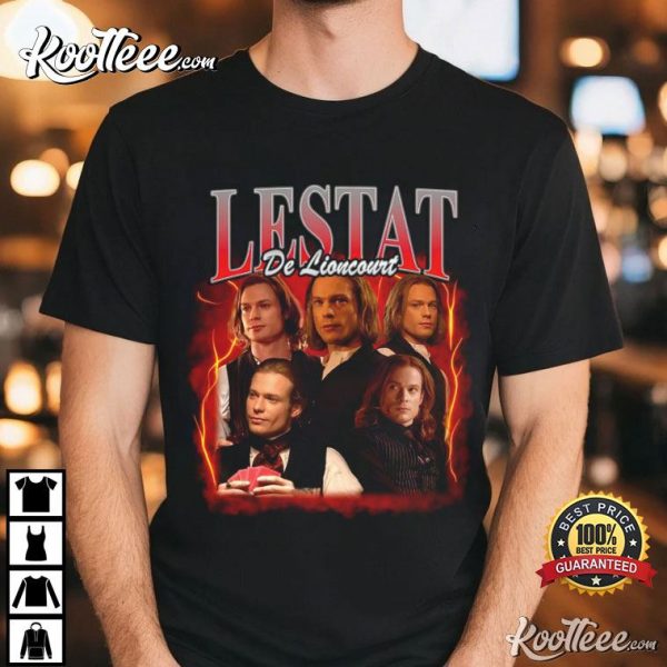 Lestat de Lioncourt Sam Reid Vintage Vampire Movie T-Shirt