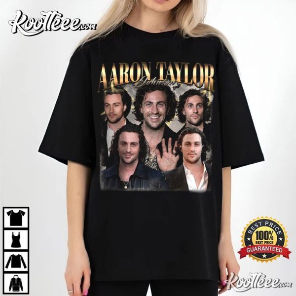 Retro Aaron Taylor Johnson Bootleg T-Shirt