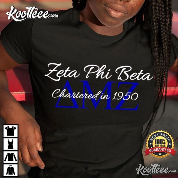 Zeta Phi Beta Chartered In 1950 T-Shirt