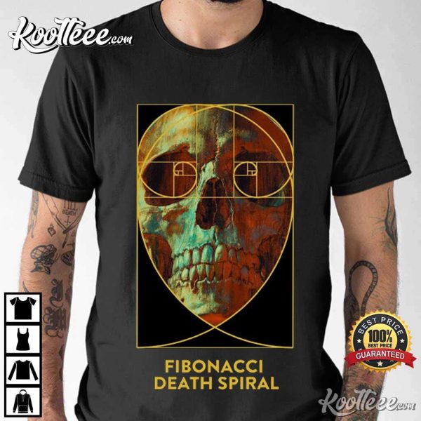 Fibonacci Death Spiral Skull T-Shirt