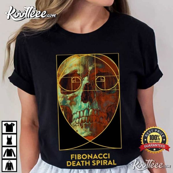 Fibonacci Death Spiral Skull T-Shirt