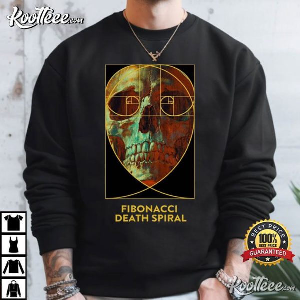 Fibonacci Death Spiral Skull T-Shirt