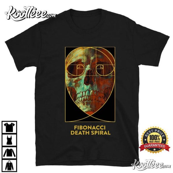 Fibonacci Death Spiral Skull T-Shirt