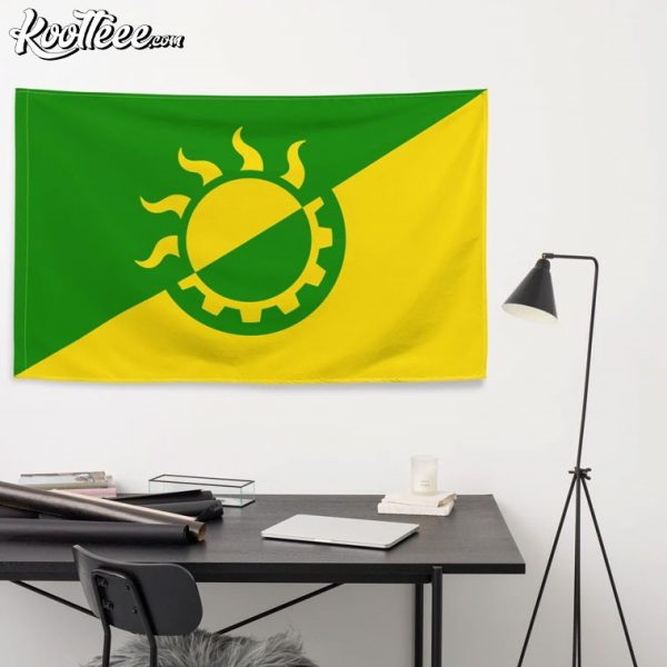 Solarpunk Environmentalist Flag