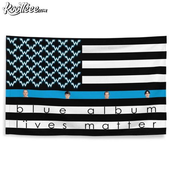 Weezer Blue Album Lives Matter Flag