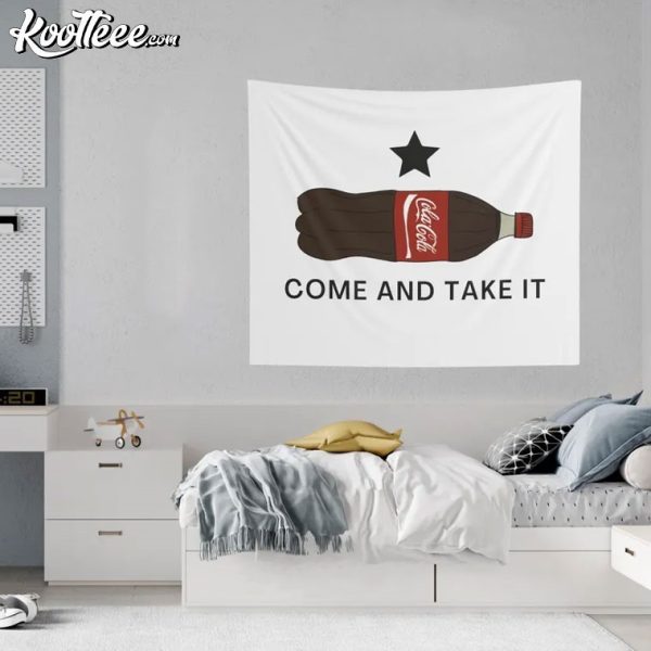 Coca Cola Come And Take It Wall Tapestry