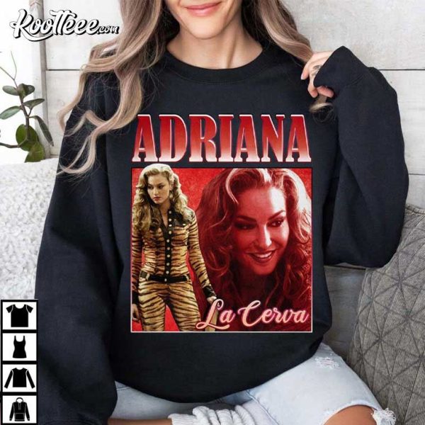 Adriana La Cerva The Sopranos Retro 90s T-Shirt