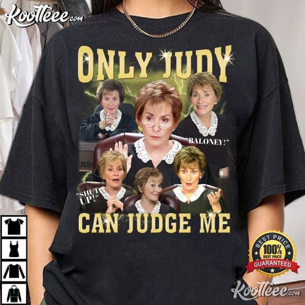 Judge Judy Only Judy Can Judge Me Vintage 90s T-Shirt