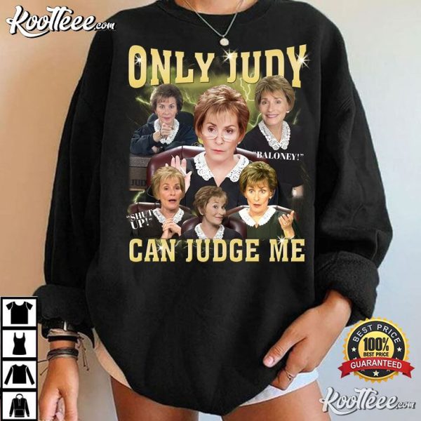 Judge Judy Only Judy Can Judge Me Vintage 90s T-Shirt