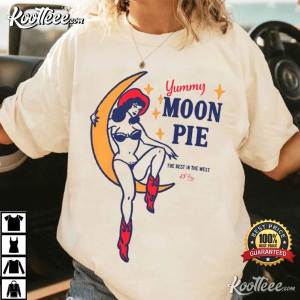 Rodeo Cowgirl Yummy Moon Pie T-Shirt