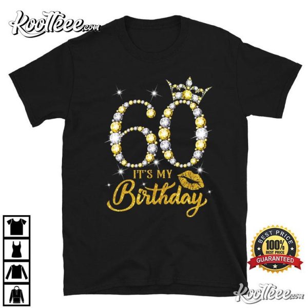 It’s My 60th Birthday Gift For Mom Grandma T-Shirt