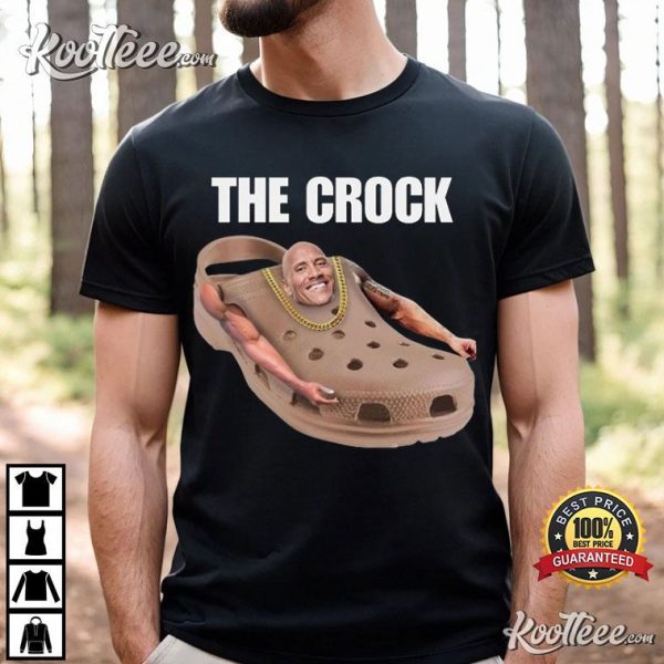 The Rock Meme Dwayne Johnson Crocs Funny T-Shirt