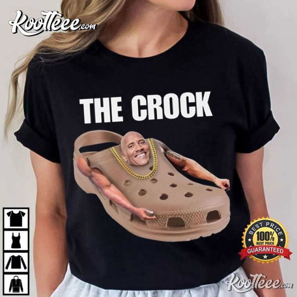 The Rock Meme Dwayne Johnson Crocs Funny T-Shirt