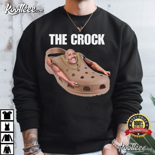 The Rock Meme Dwayne Johnson Crocs Funny T-Shirt