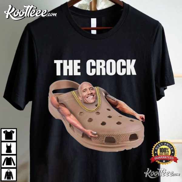 The Rock Meme Dwayne Johnson Crocs Funny T-Shirt