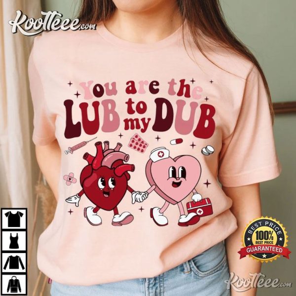 Cardiac Nurse Heart Anatomy Valentine’s Day T-Shirt