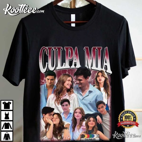 Culpa Mia Gabriel Guevara Noah Nick Bootleg T-Shirt